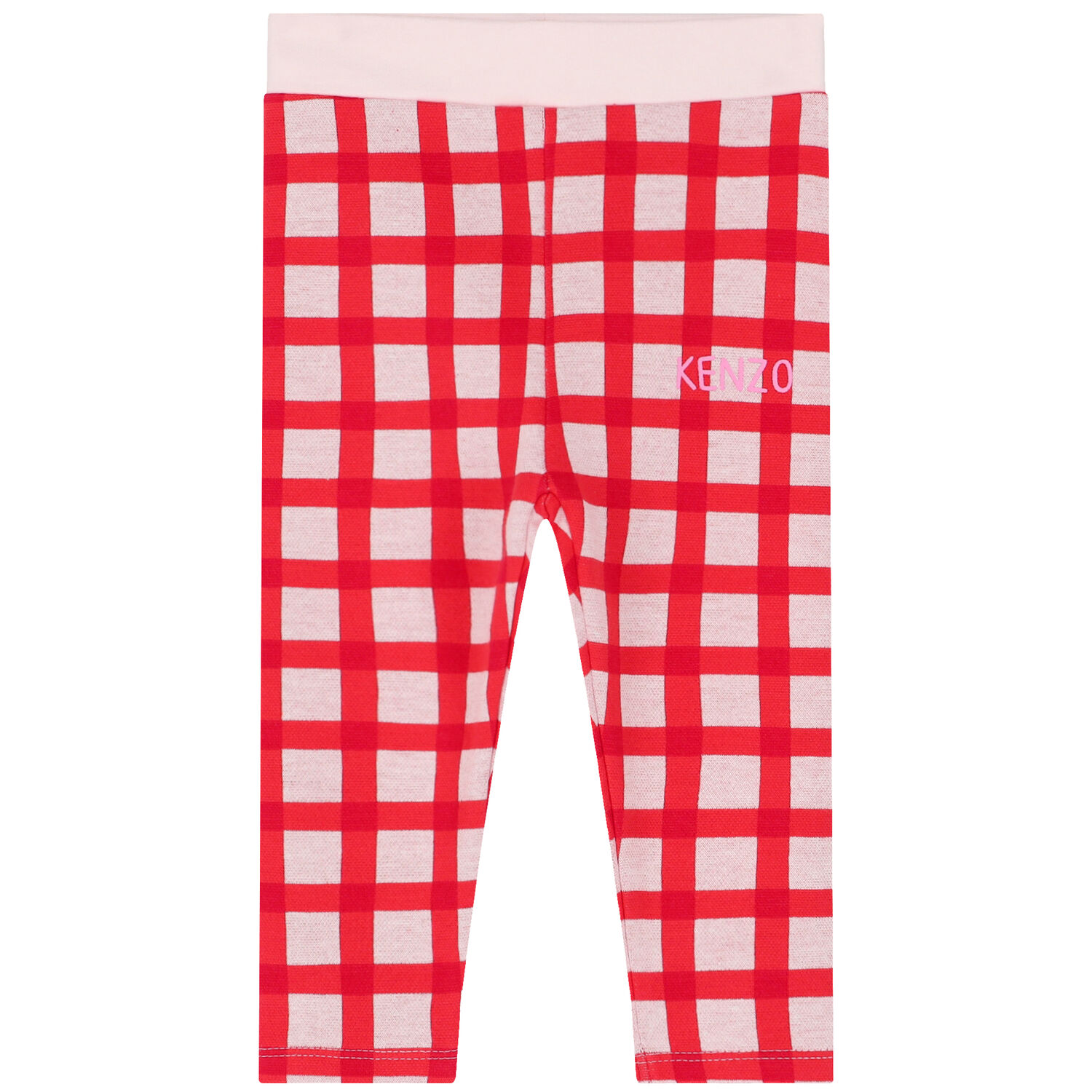 Baby Girls Pink & Red Logo & Animals Leggings Set, 1, hi-res